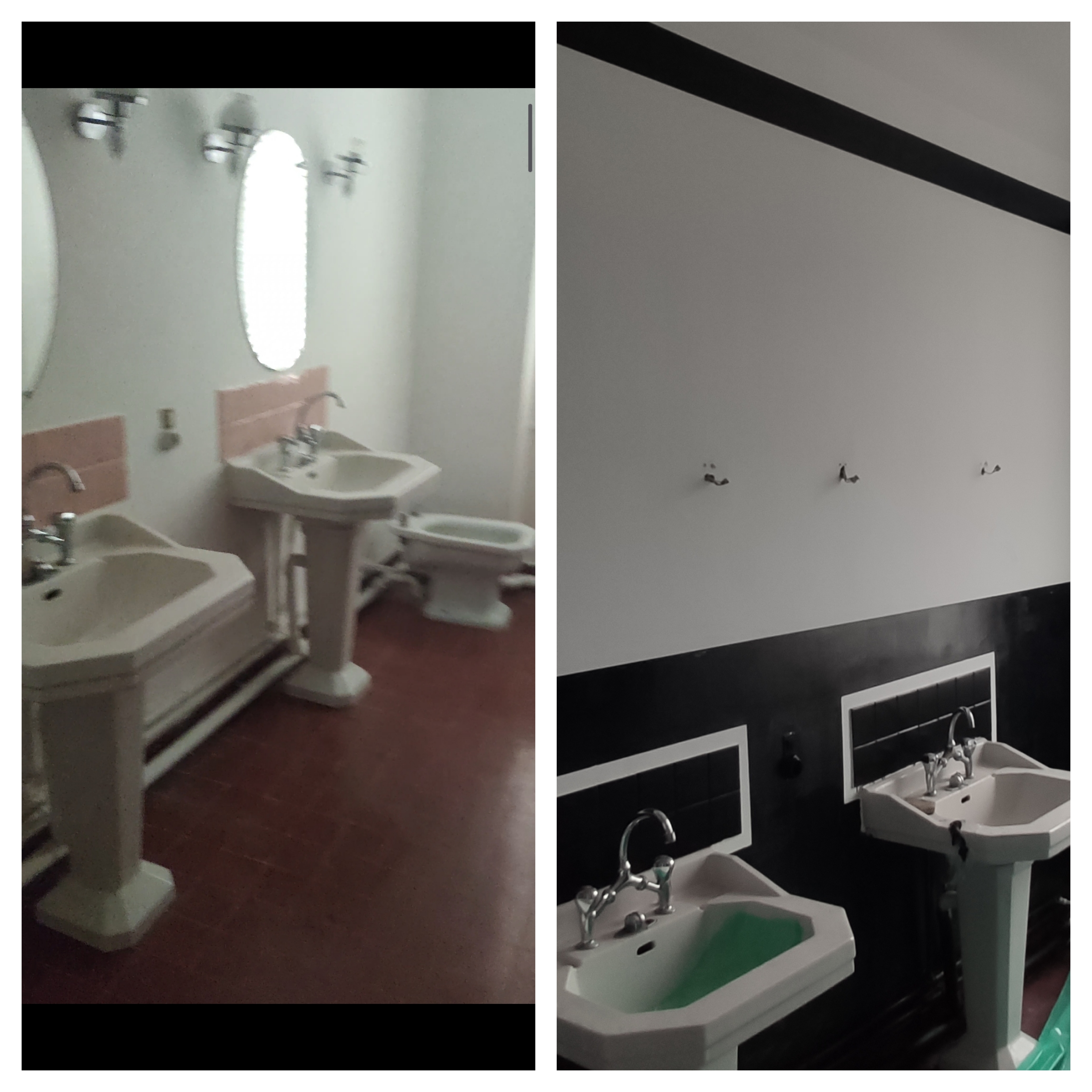 Travail salle de bain